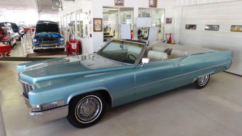 Beautiful 1969 deville convertible recent complete restoration cold a/c must see