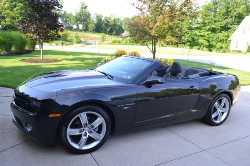 2012 camaro 2lt convertible carbon flash metallic 45th anniversary package