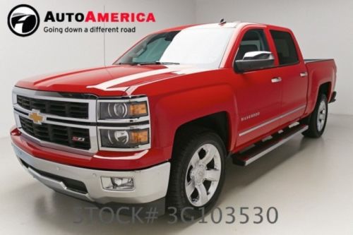 2014 chevy silverado 1500 lt flexfuel 1k mi nav rear cam heat cool leather seats