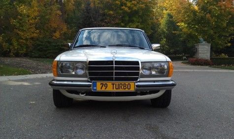 Low mileage 1979 mercedes 240d converted to 300d turbo