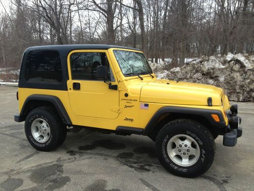 2001 jeep wrangler sport *hard top * 4x4 * extra clean *no reserve