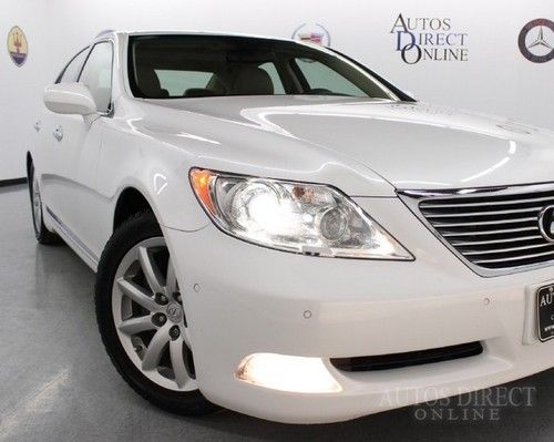 We finance 2007 lexus ls 460 clean carfax navi wrrnty htcldsts mrklev mroof hids