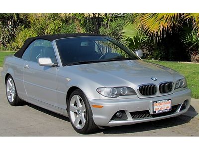 2006 bmw  325ci sport/ premium/cold weather package clean convertible