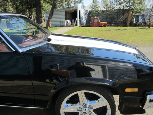 1983 chevrolet el camino 350 gloss black paint super nice bad ass