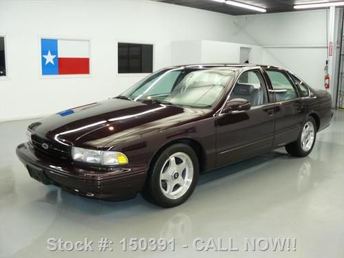 1995 chevy impala ss 5.7l v8 leather cruise ctrl 27k mi texas direct auto