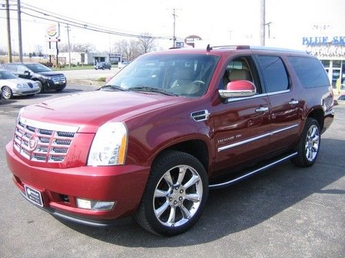2010 cadillac escalade luxury navigation chrome dvd roof service history report
