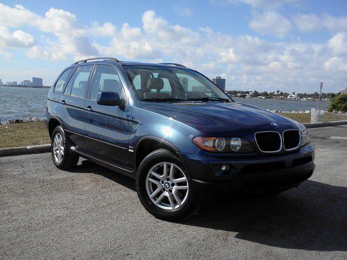2006 bmw x5 3.0i sport utility 4-door 3.0 panoramic roof clean autocheck history