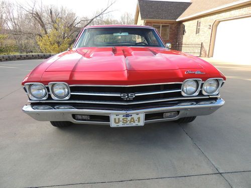 1969 chevelle !!!red!!! ss396 ~m21 4~speed frame off restored 12 bolt posi