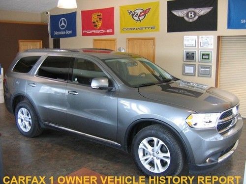 2012 dodge durango back up camera third row climate control clean history report