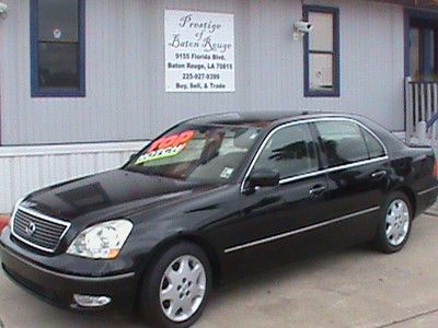 2002 lexus ls 430, black exterior, black interior, leather , sunroof, low miles