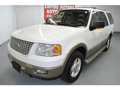 03 ford expedition eddie bauer v8 5.4l 4wd 3rd row one owner no reserve