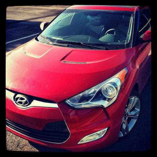 2012 red hyundai veloster fully loaded