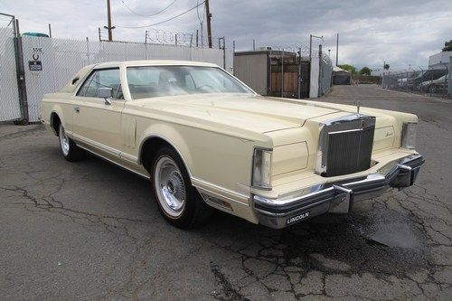 1977 lincoln continental mark v extremely clean low mileage automatic no reserve