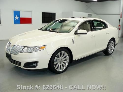 2009 lincoln mks awd pano sunroof nav rear cam only 32k texas direct auto