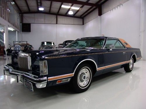 1978 lincoln mark v, chamois luxury group leather, nly 22,816 original miles!