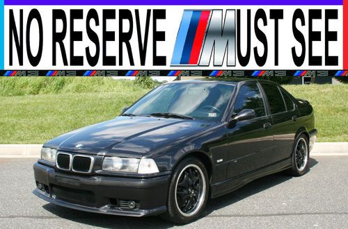 No reserve 2 owner bmw e36 m3 like e46 m5 323i 328i 330i 325i 96 97 99 m coupe