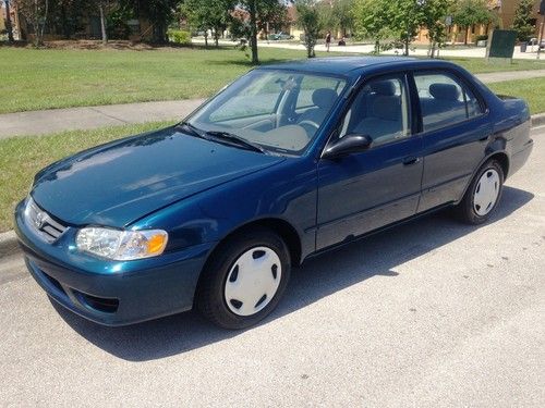 2001 toyota corolla le auto 54k mile ps pb pw pl one owner very clean runs great