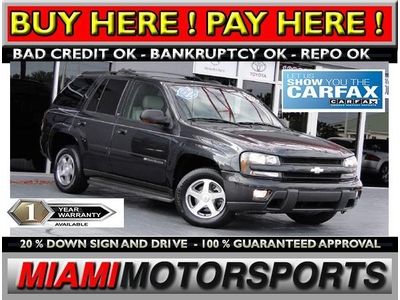 We finance  '04 chevrolet suv rwd premium suspension package leather sunroof