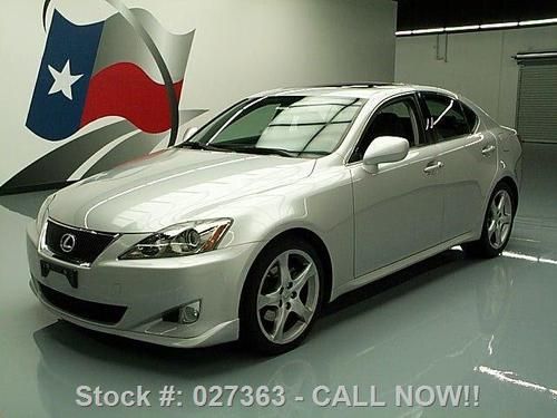 2007 lexus is250 climate seats sunroof paddle shift 47k texas direct auto
