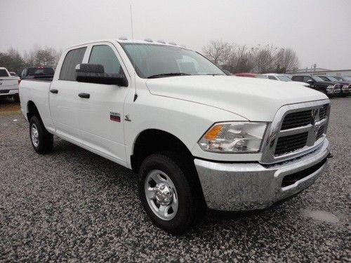 New 2012 ram 2500 st crew cab cummins diesel white auto free ship l@@k