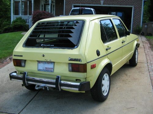 Sell used 1979 Volkswagen Rabbit Deluxe Hatchback 4-Door 1 ...