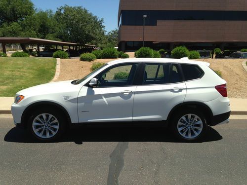2013 bmw x3 2.8 excellent 1 owner condition white/tan 14k miles needs nothing