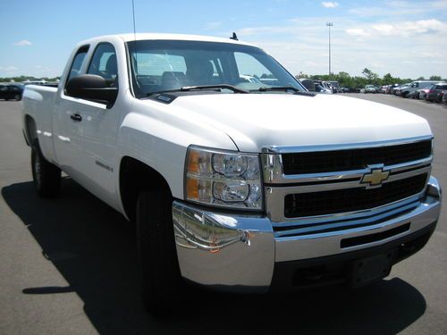 2008 chevy silverado 2500hd ext-cab 2wd work truck 1lt 6.0l vortec v-8, 6'bed