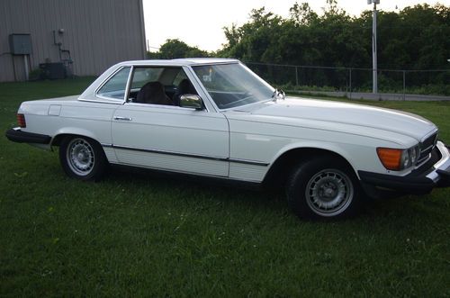 1982 mercedes-benz sl-300 convertible hard&amp;soft top