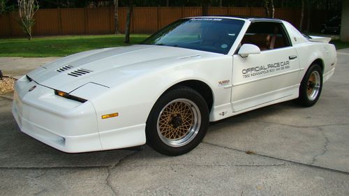 1989 turbo trans am  20th anniversary indianapolis 500 pace car