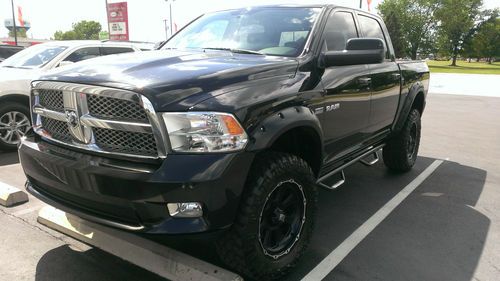 2010 dodge ram 1500 sport crew cab pickup 4-door hemi lifted nav heat/a/c seats