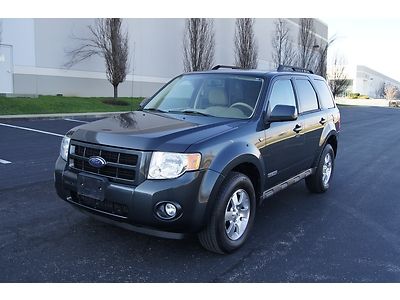 No reserve 08 ford escape limited v6 4wd leather clean