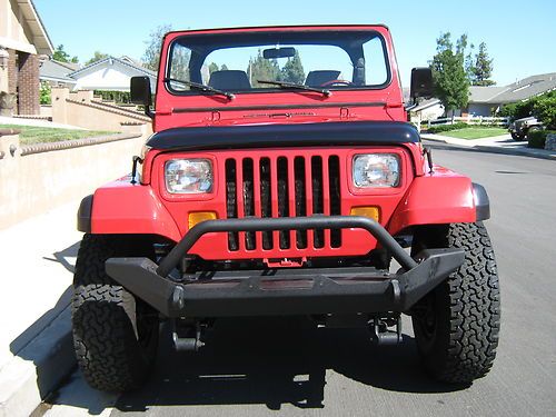 1991 jeep wrangler base sport utility 2-door 4.0l