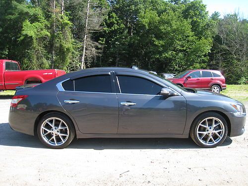 2011 nissan maxima cvt loaded salvage repairable project flood water no reserve