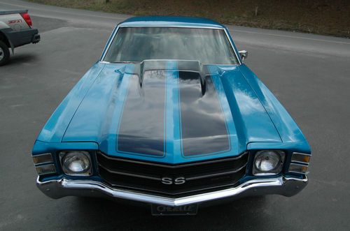 1971 chevrolet chevelle original ss with build sheet