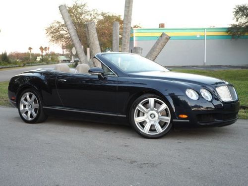 2007 bentley continental gtc loaded lowest priced convertible 3 keys and records