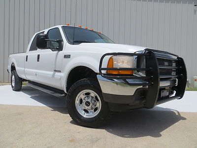 01 f350 (7.3) lariat power-stroke crew long-bed 1-owner ranch-hand goose-neck tx