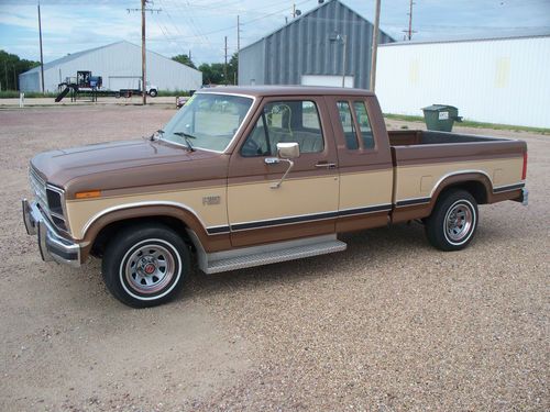 1986 ford f-150 xlt lariat supercab pickup 5.0l 4x2 one owner 40,860 miles