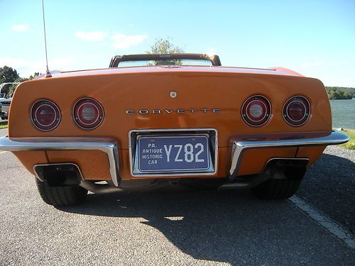 1972 Corvette Convertible (matching numbers) 4spd., image 7