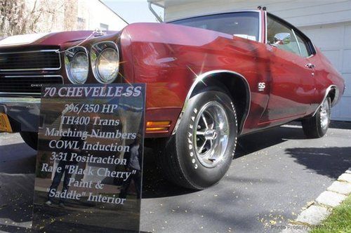 1970 chevrolet chevelle ss 396 matching numbers