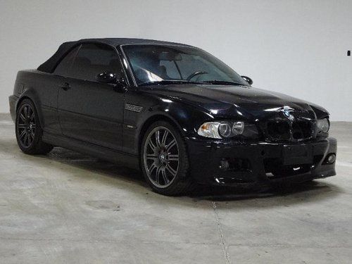 2004 bmw m3 convertible damaged rebuilder low miles sporty runs! export welcome!