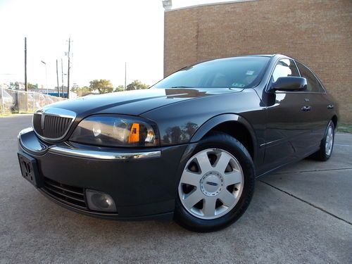 2005 lincoln ls luxury sedan loaded leather cd very clean free shipping!