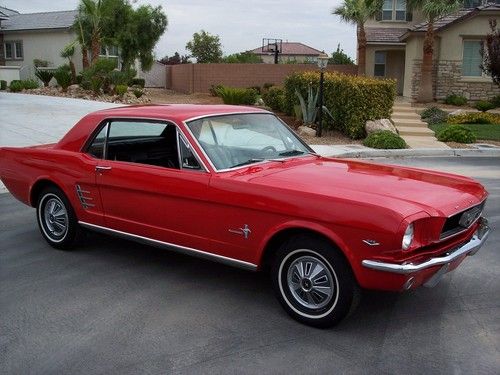 1966 ford mustang v8, 3 speed manual, no rust, new interior, runs great, awesome