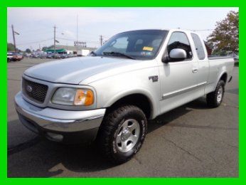 2002 ford f-150 extended cab 4x4 pickup 5.4l v-8 auto clean carfax no reserve