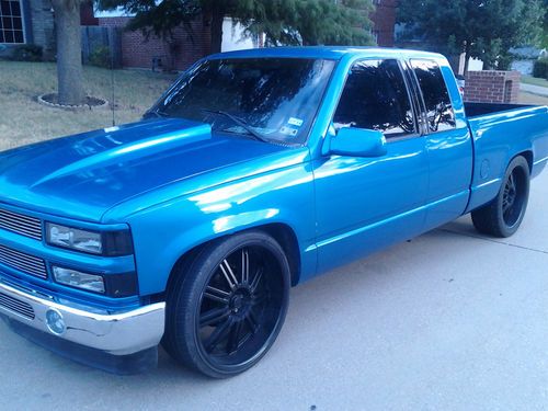 Customized 1996 chevrolet c1500 extended cab pickup 2-door 5.7l