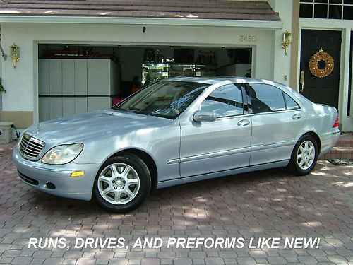 2002 mercedes benz s500 sedan from florida! like brand new! only the best!