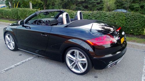 2013 audi tts roadster - 4wd convertible black,  black-red interior