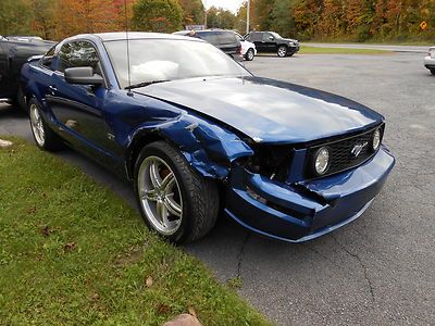 mustang ford gt 2006 cars salvage 61k rebuildable v8 reserve