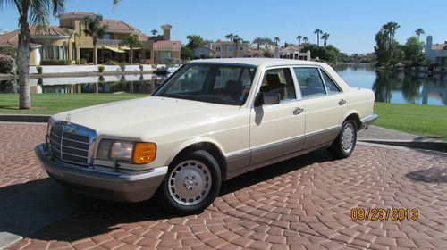 1986 mecedes 420sel sedan arizona car 92k miles no reserve auction! look!!