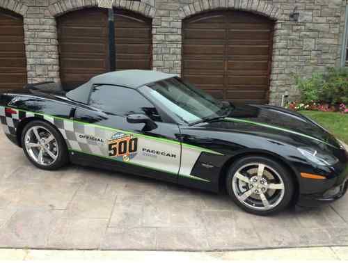 2008 chevrolet corvette indy 500 pace car convertible