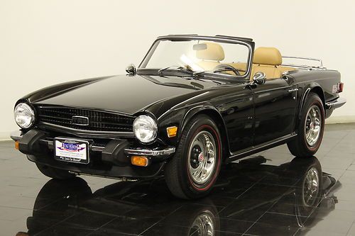 1976 triumph tr6 "tr 5.0 custom" 5.0 liter v8 auto nut &amp; bolt restoration!  ac!